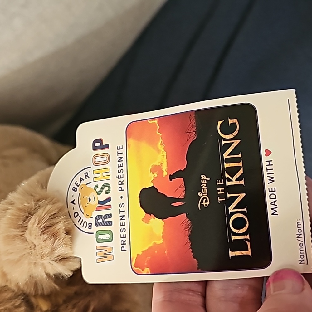 Build-A-Bear Young Simba - Picture 2 of 4